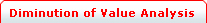 Diminution of Value Analysis